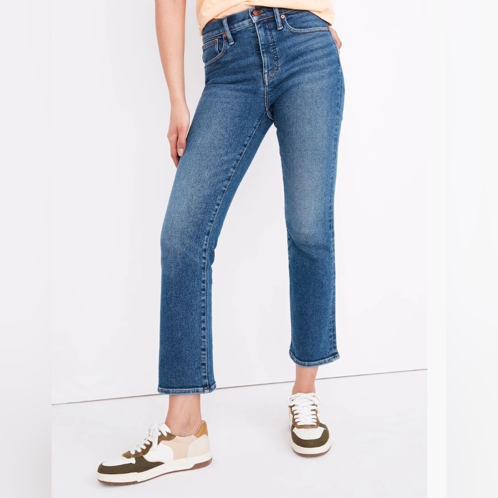 NWOT Madewell Cali Demi-Boot Bodney Wash Classic Blue Women's Jeans Size 29